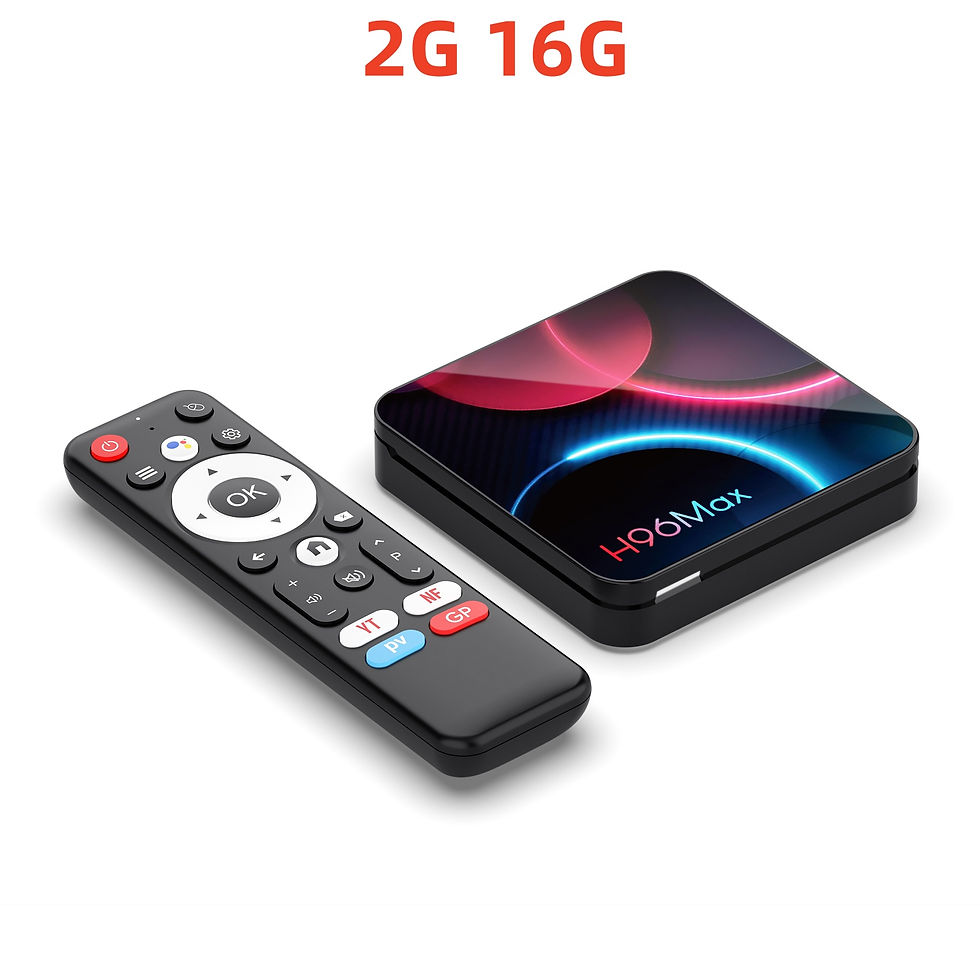 サムネイル： H96 MAX H313 Android 14 Smart TV Box 4K@60fps WiFi6 BT5.0 Google Voice Media Pla
