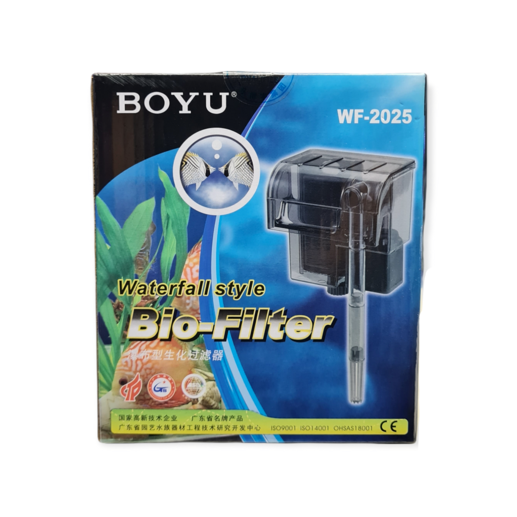 BOYU, WF-2025, FILTRO CASCADA EXTERNA, PARA 10 A 20 GALONES