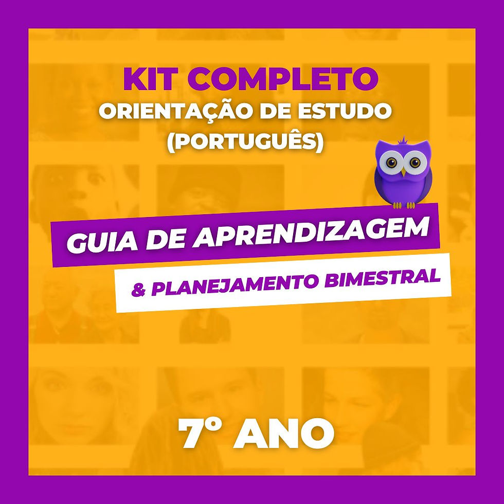 Kit Orientação de Estudos de Língua Portuguesa