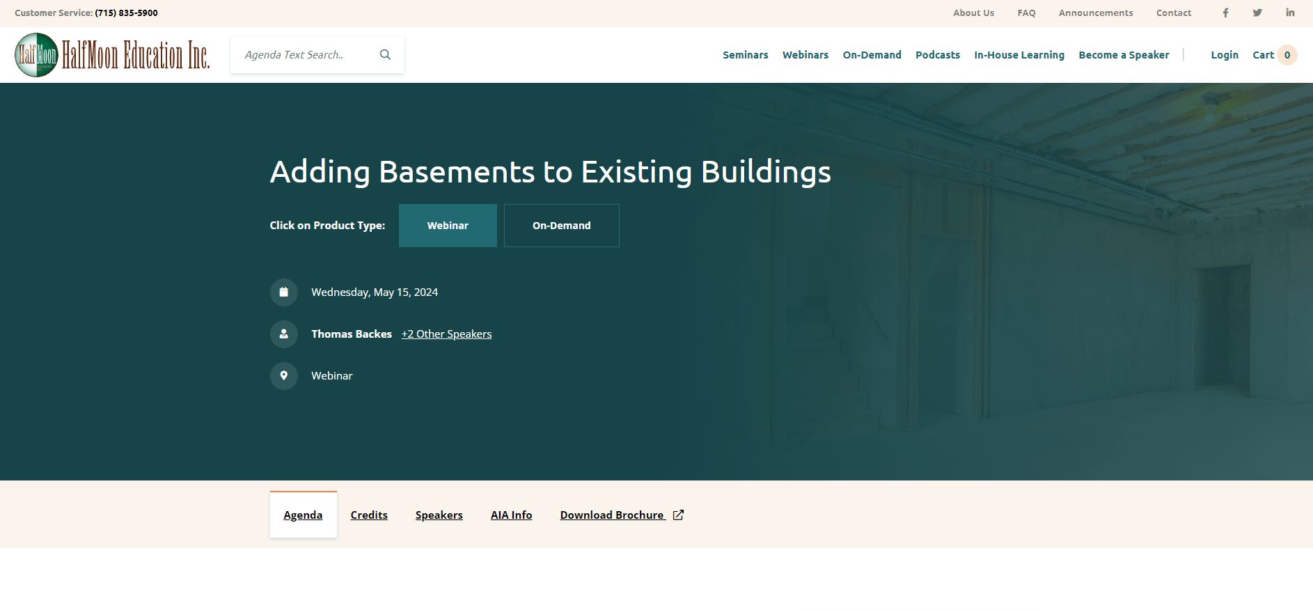 Screenshot of webinar presented by Gold's Concrete