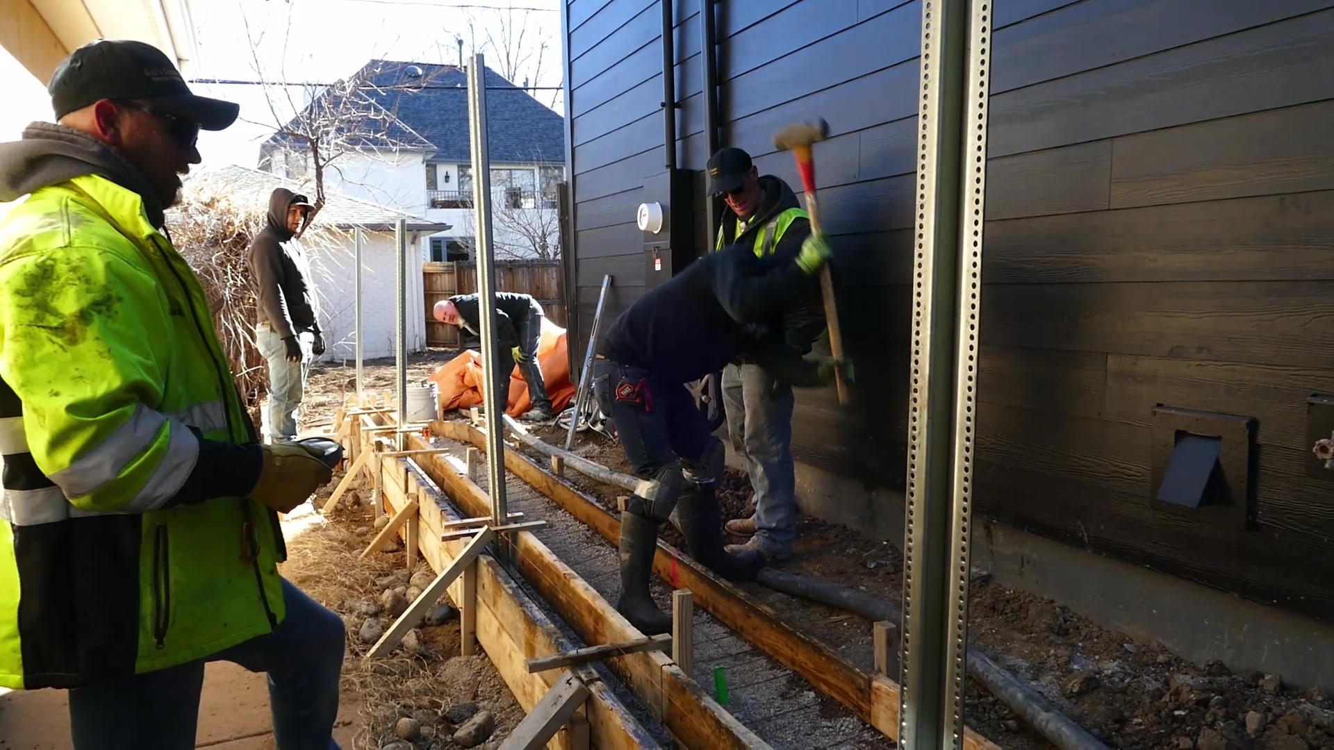 Working pump control on a line pumpi