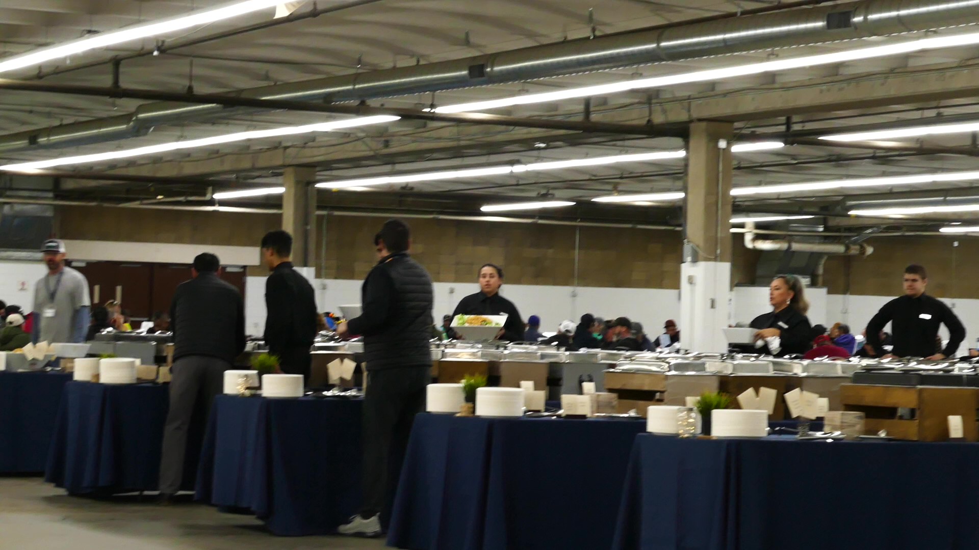 Preparing the banquet meal at the CPS Distributors Spring Fling 2024 trade show