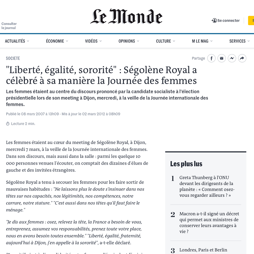 LE MONDE •