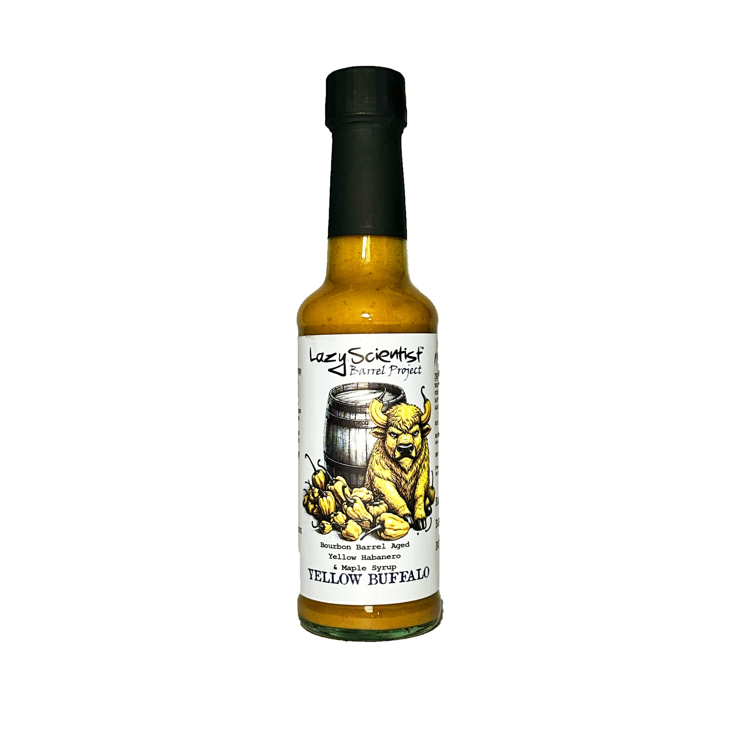 Yellow Buffalo Hot Sauce Bottle