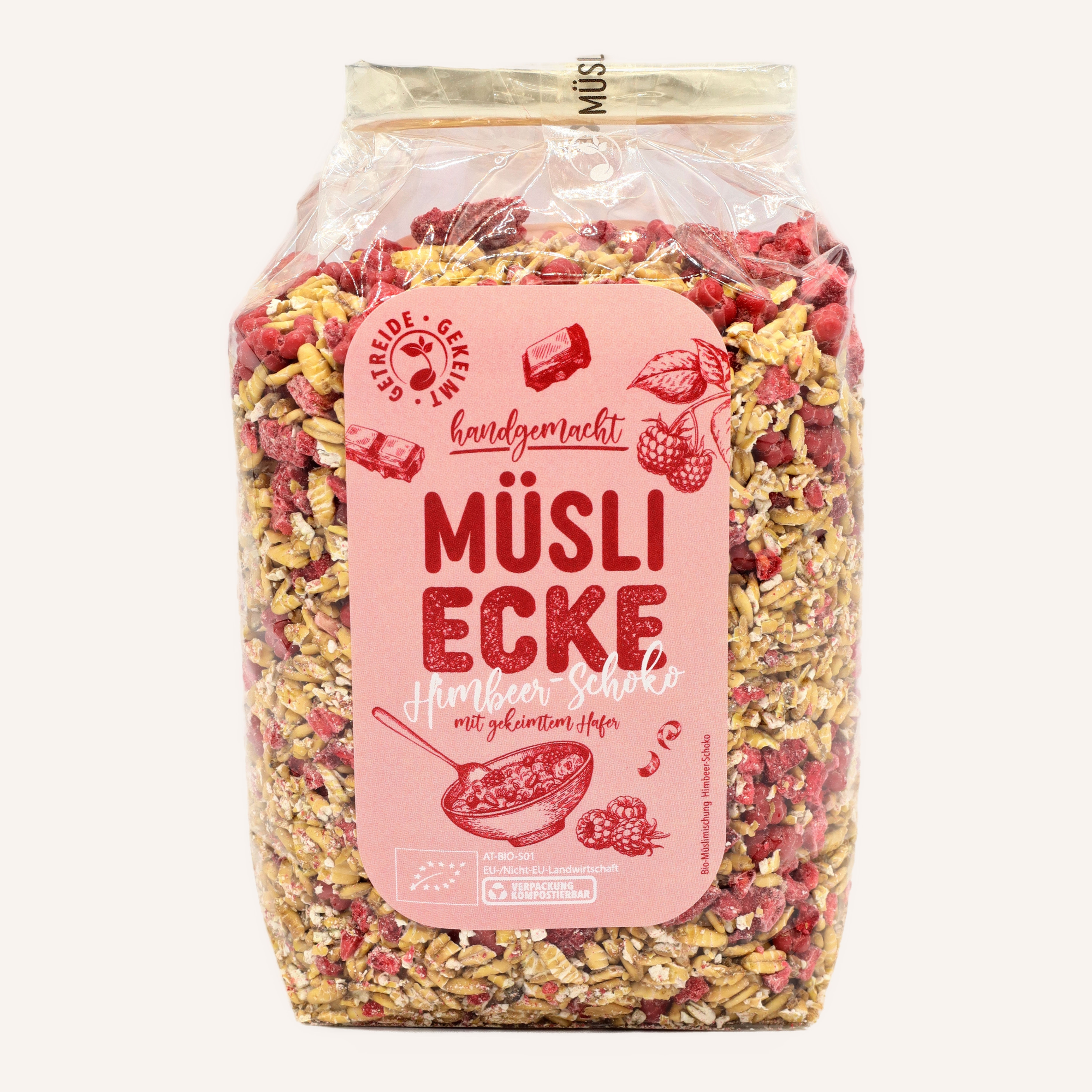 Bio Müslimischung "Himbeer-Schoko"