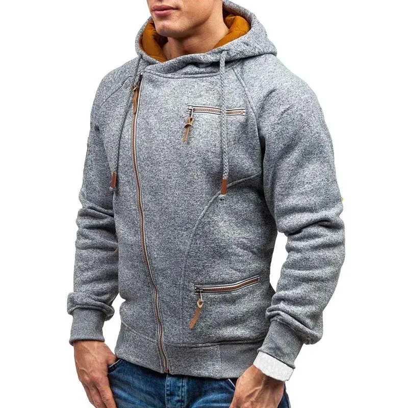 Thumbnail: New Hoodie Men 2025 Autumn Casual Solid Long Sleeve Mens Hoodies Sweatshirts