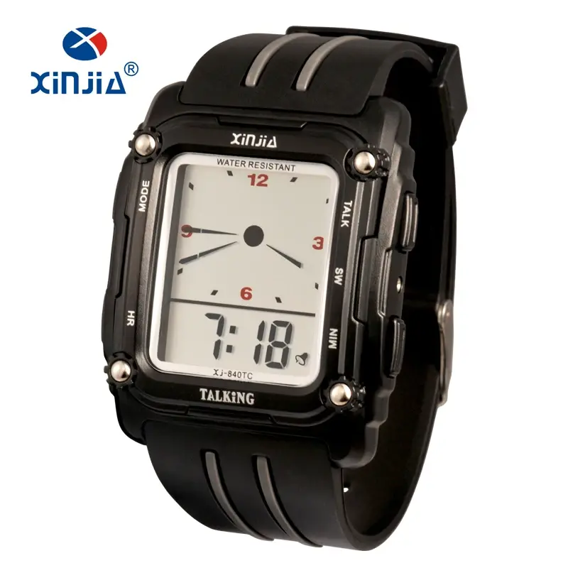 Thumbnail: 2020 New Talking Watch Sport Men Waterproof Alarm Big Screen Simple