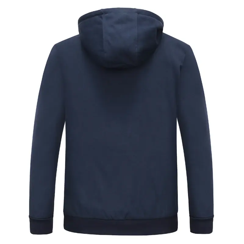 Thumbnail: Brand Men's Hoodie With Hood Sweatshirts Jackets Men Fleece Streetwear Warm
