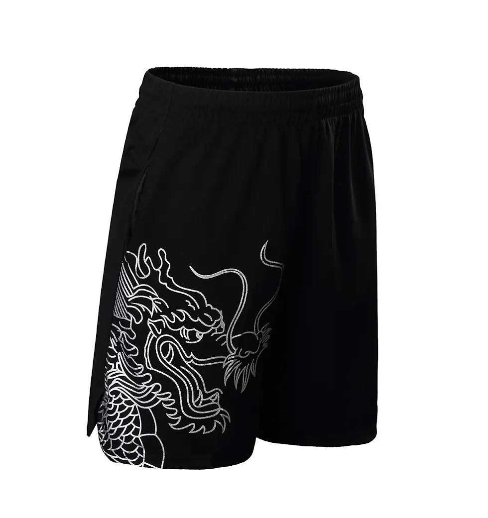 Thumbnail: Dragon Print Table Tennis Shorts for Men Women Kids Quick Dry Plus Size