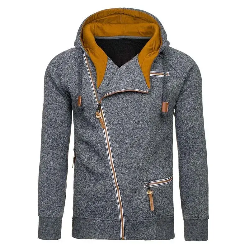Thumbnail: New Hoodie Men 2025 Autumn Casual Solid Long Sleeve Mens Hoodies Sweatshirts