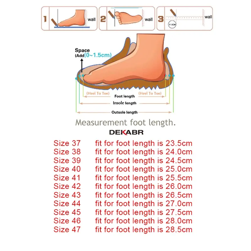 Thumbnail: DEKABR Men Shoes Genuine Leather Comfortable Men Casual Shoes Footwear