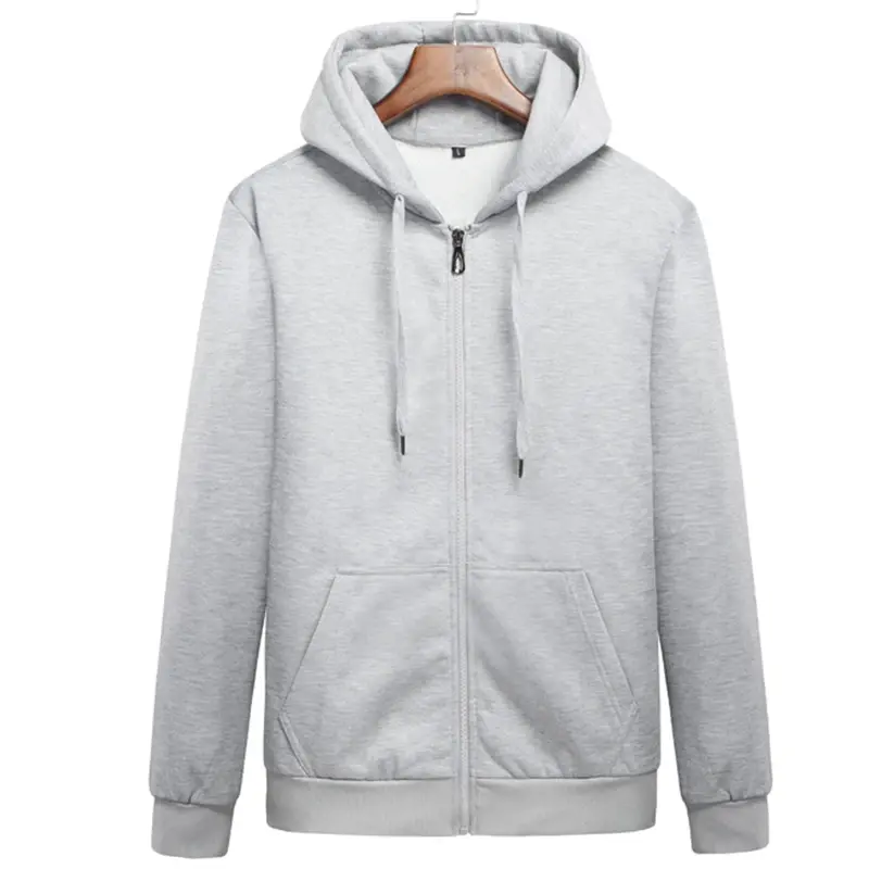 Thumbnail: Brand Men's Hoodie With Hood Sweatshirts Jackets Men Fleece Streetwear Warm