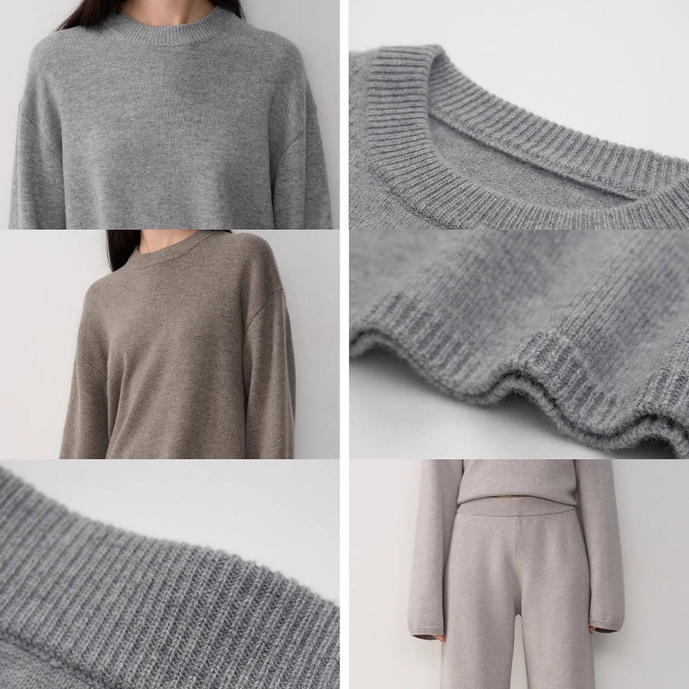 Thumbnail: Fireladyfur Women's Merino Wool Knit Outfit"Fall Winter Mischief"