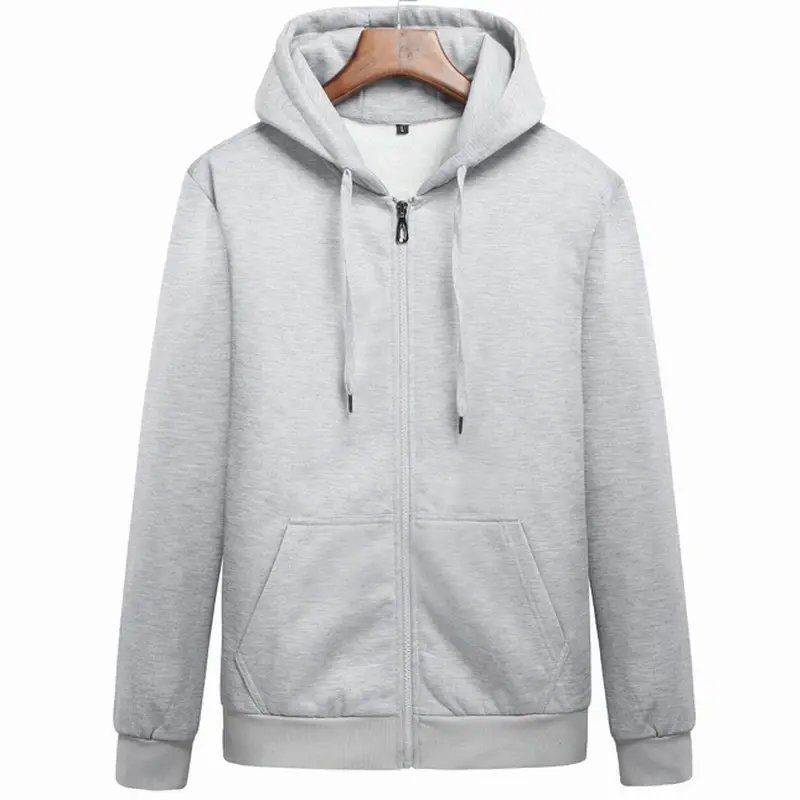 Thumbnail: Brand Men's Hoodie With Hood Sweatshirts Jackets Men Fleece Streetwear Warm
