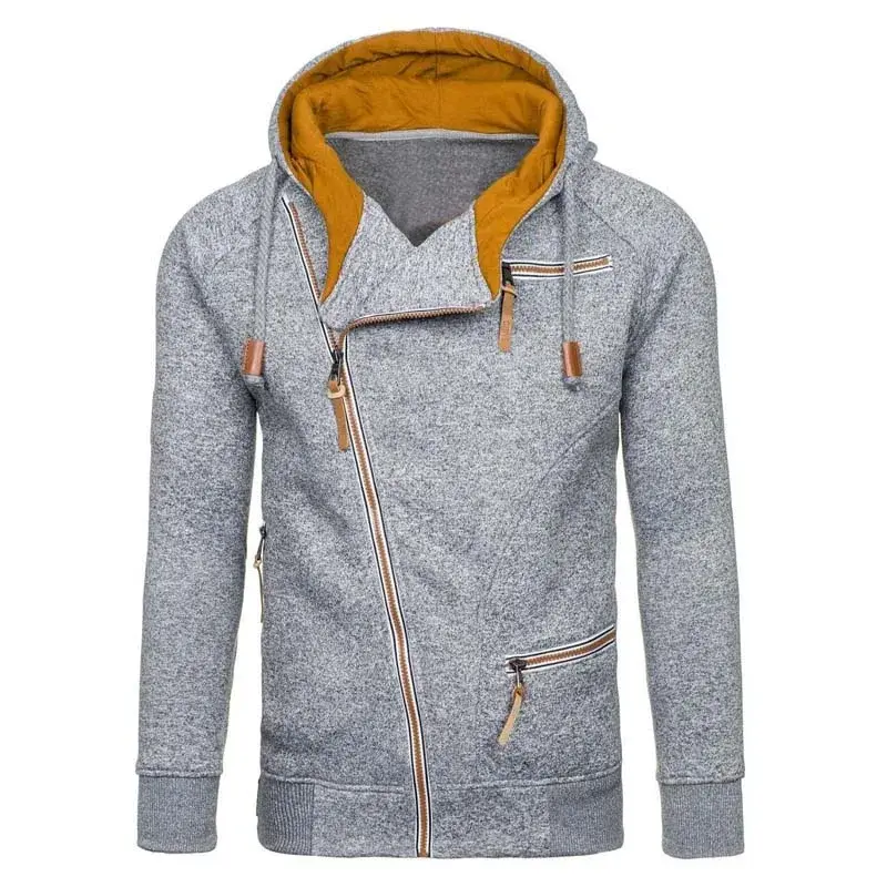 Thumbnail: New Hoodie Men 2025 Autumn Casual Solid Long Sleeve Mens Hoodies Sweatshirts