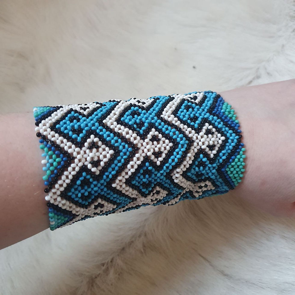 Yawanawa Bracelet #15 (Wide, big)