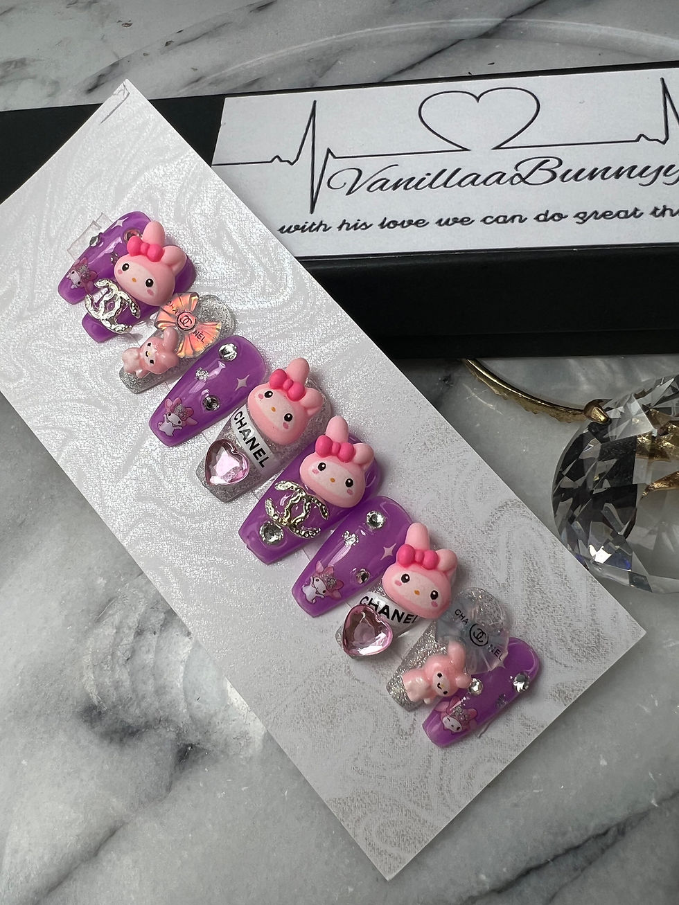 Thumbnail: TOO CUTE 10 nail (handmade) 5 for $75 | 10-18 business days 