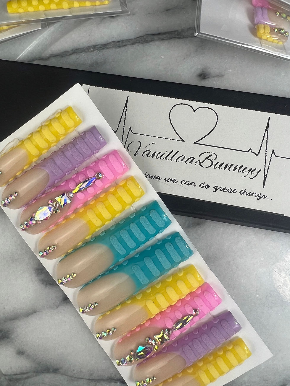Thumbnail: 002 ship directly to clients no logo l 10 nails | alligator French 