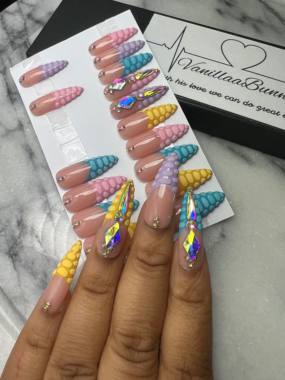 Thumbnail: Rainbow Alligator french | 2 for $30  | 10-18 Business Days 
