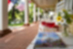 The Yellow House front porch