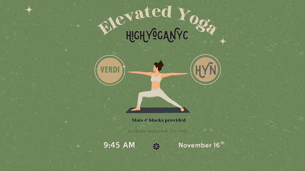High Yoga at Verdi    