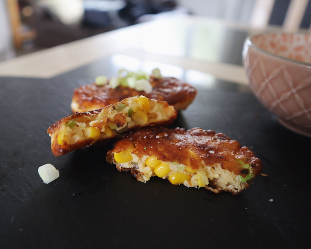 Sweetcorn n Spring Onion Fritters