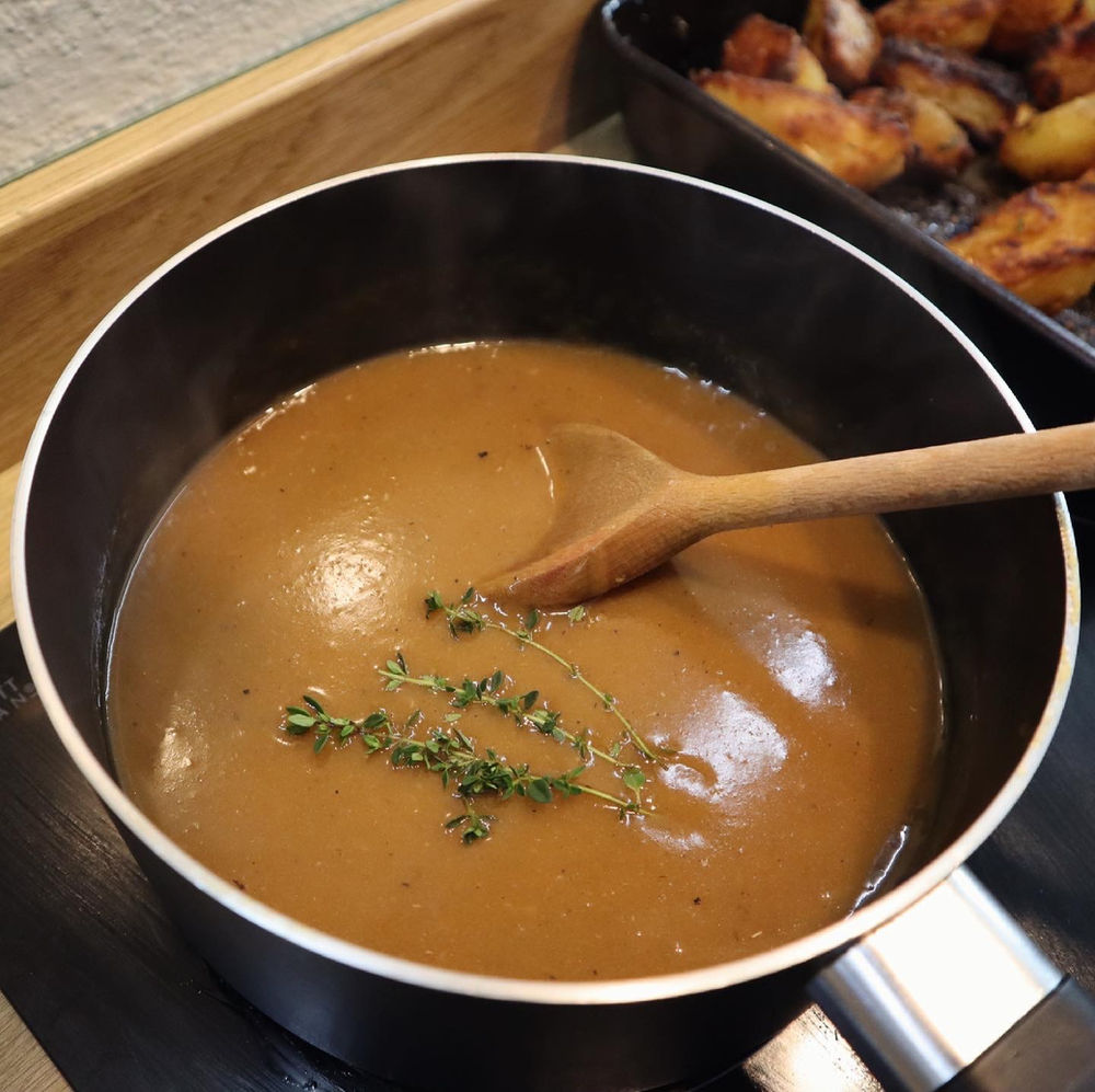 Roasted Chicken & Lemon Thyme Jus.