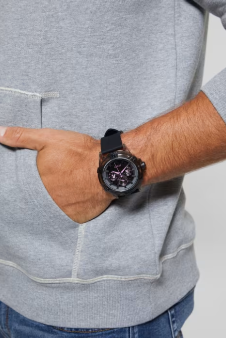 Miniature : Guess Black and Pink Multifunction Watch
