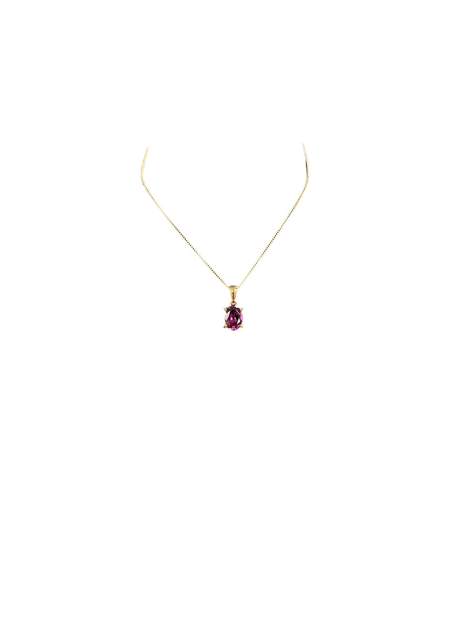 Rose gold and pink Rhodolite Garnet