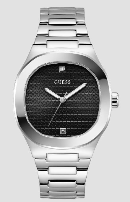 Guess Silver-Tone Analog Watch