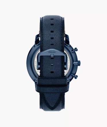 Miniature : Fossil Neutra Chronograph Navy Leather Watch