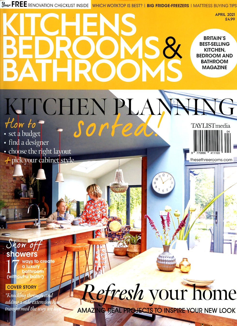 Kitchens Bedrooms & Bathrooms, April 2021