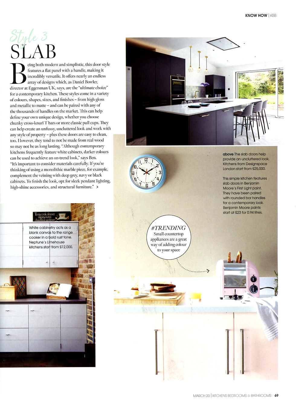 Kitchens Bedrooms & Bathrooms, March 2020 DSL