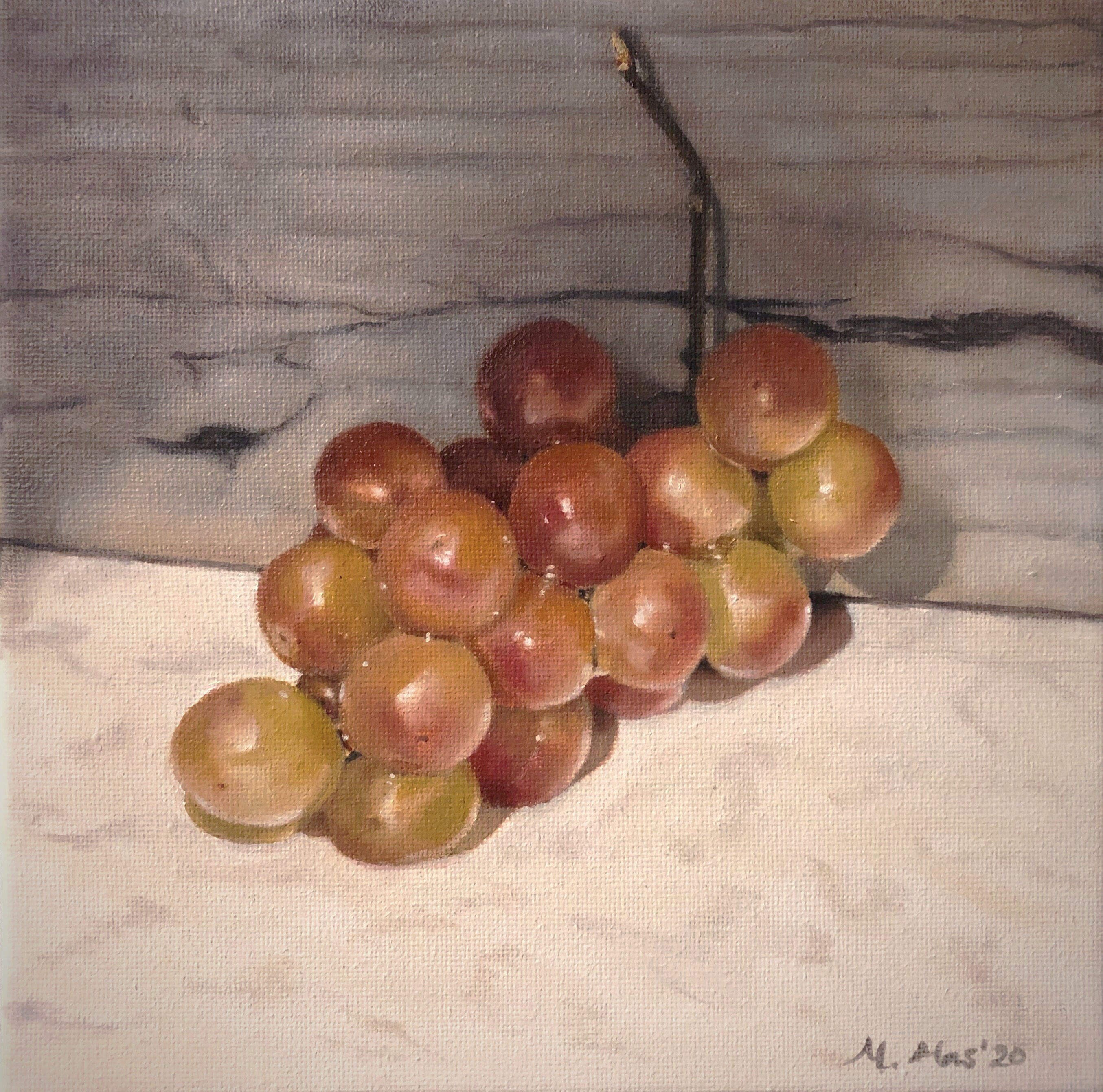 Moscato grapes 8x8"