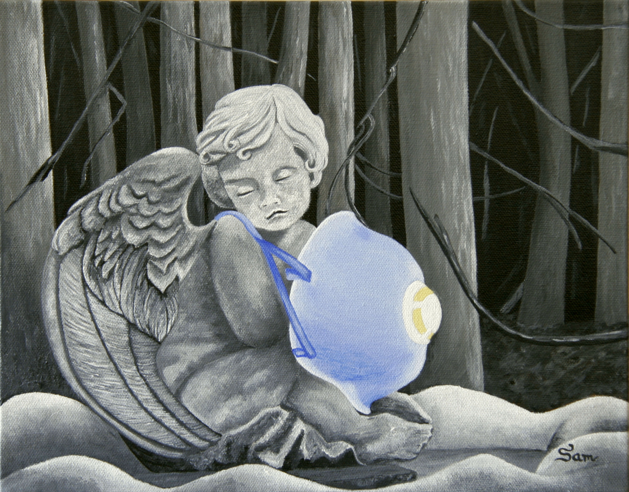 Covid Cupid, 14x11”