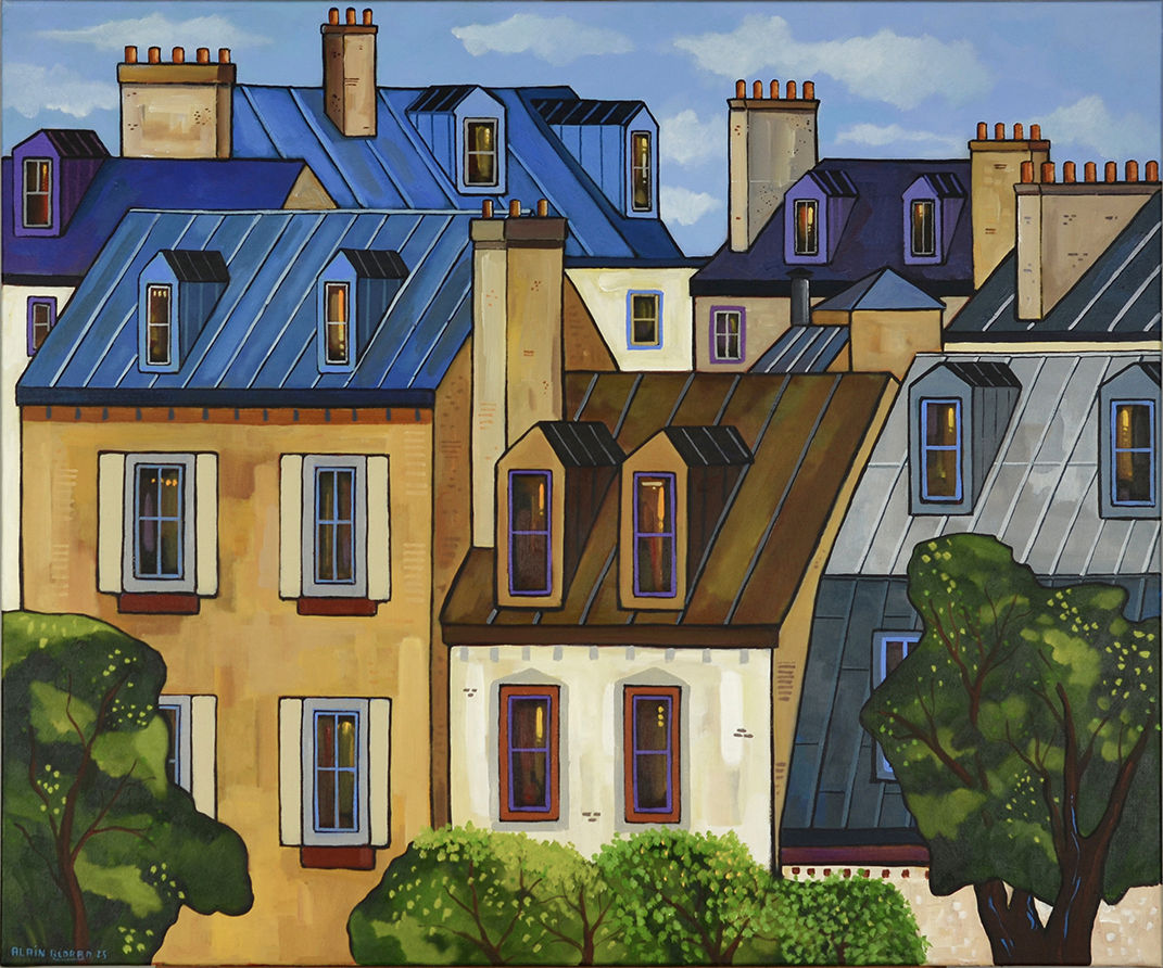 Sur Les Toîts     30x36
