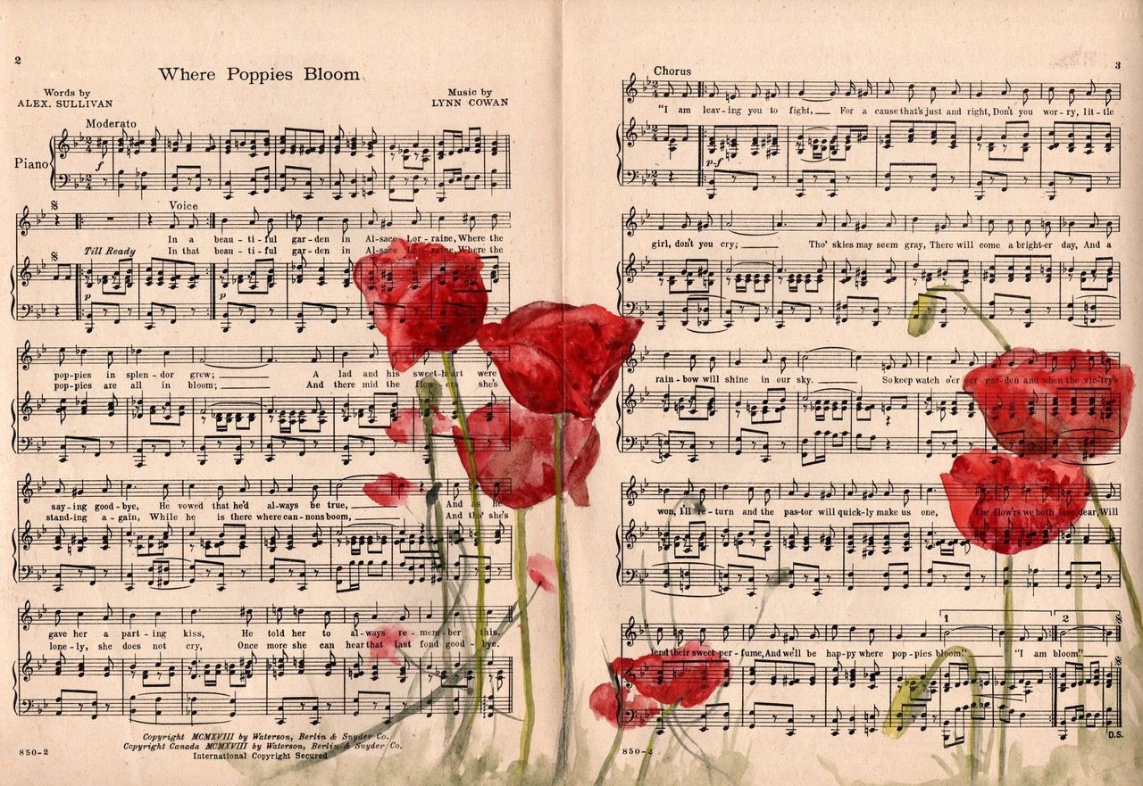 Where Poppies Bloom 9x12" (x2)