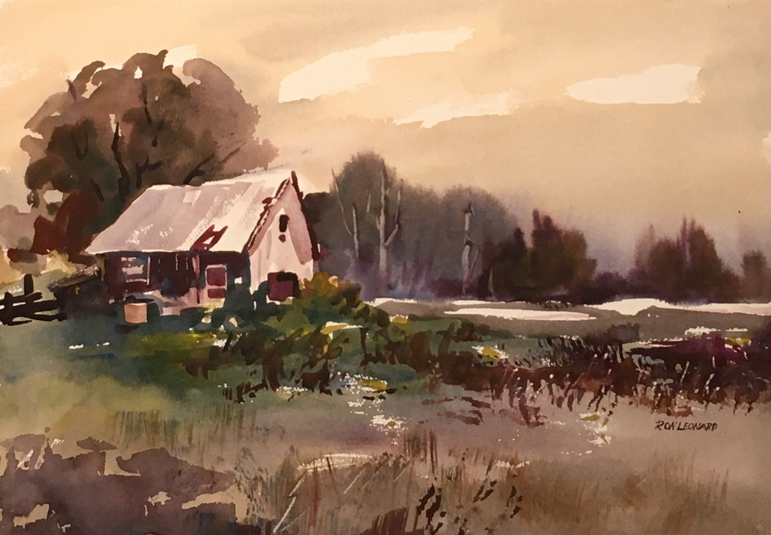 Lonesome Hovel, 1985 14x20"
