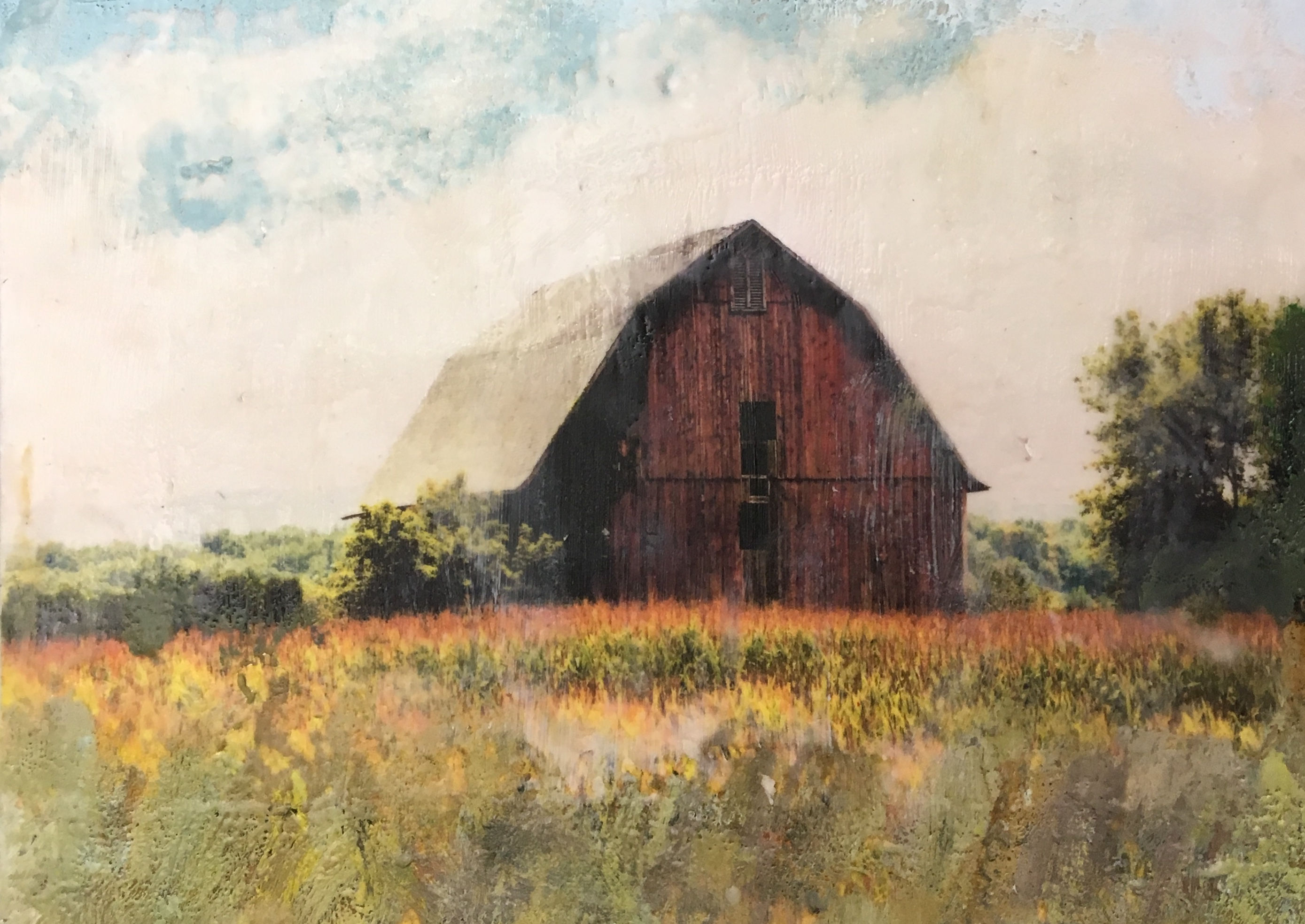 This Old Barn #2 16x12" unframed