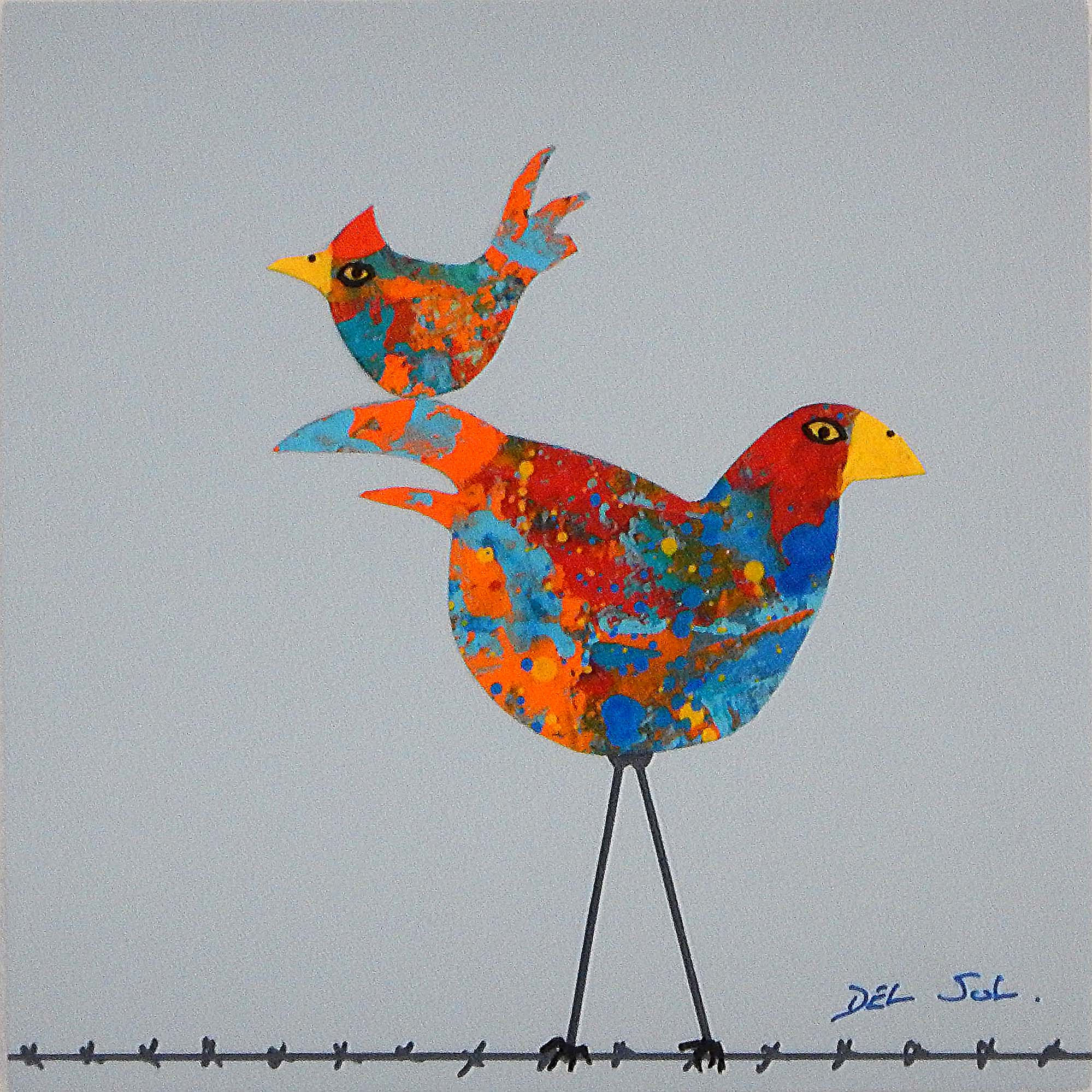 Funky Birds CXXIV: Piggy Back