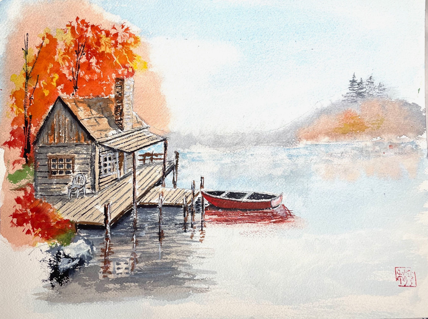 Autumn's Quiet Reflection