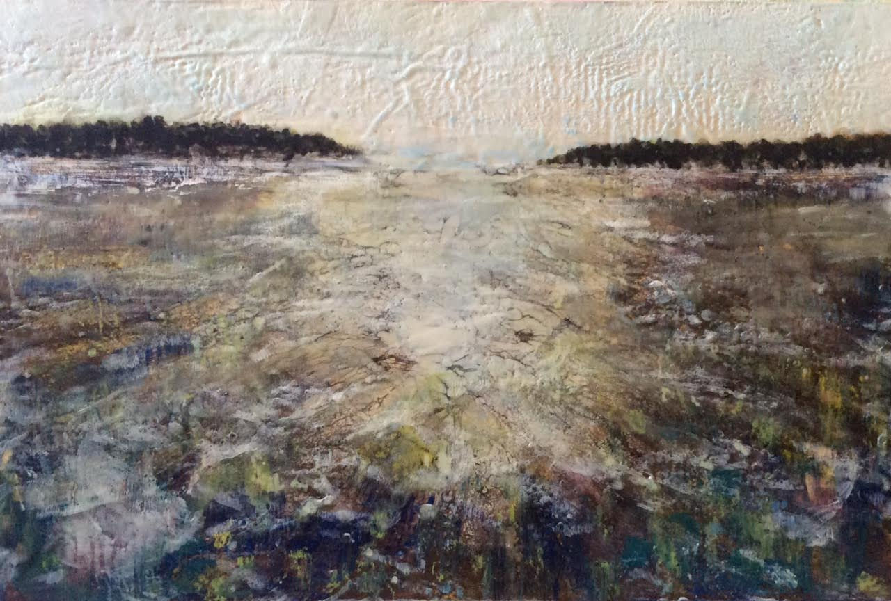 Lake and Beyond, 36x24"