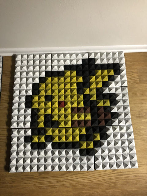 Pikachu 8 Bit Art