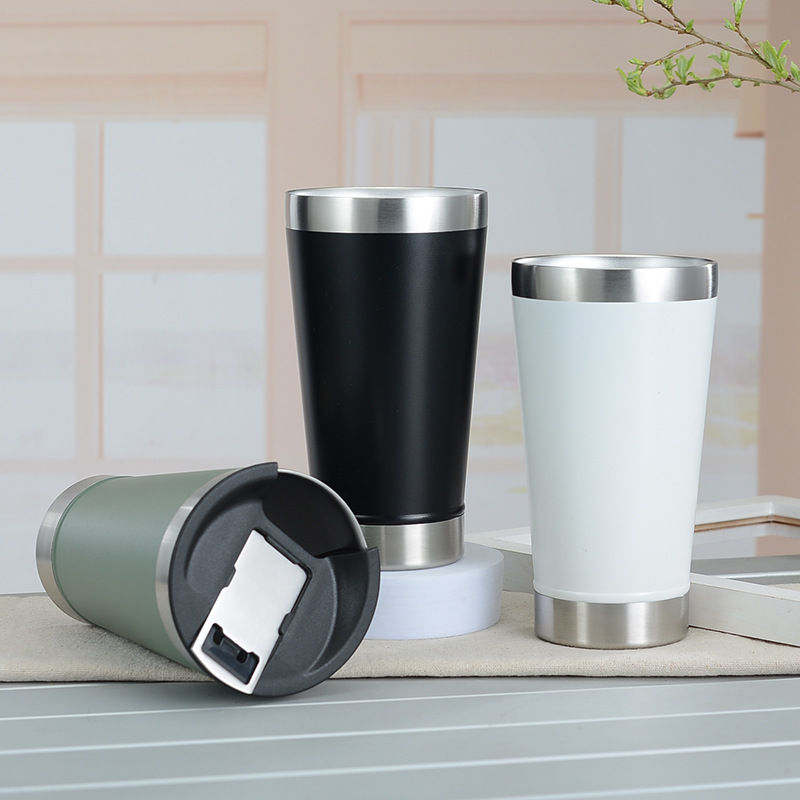 Miniatura: Vacuum Insulated Beer Mug - Stainless Steel Travel Cup