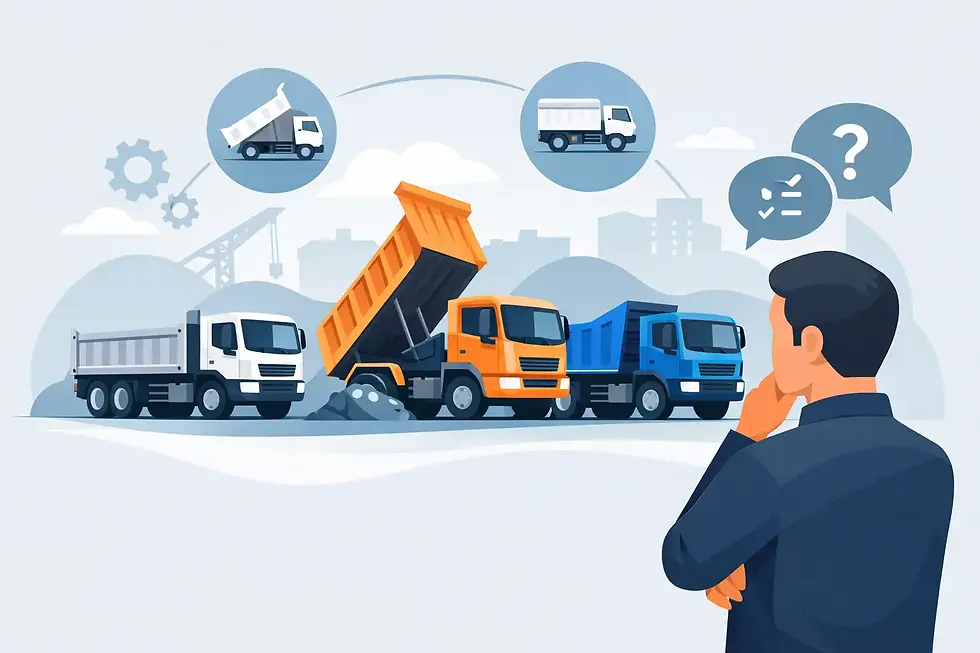 How to Choose Tipper Body for Your Fleet