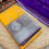 Thumbnail: Aesthetic silver embossed half saree