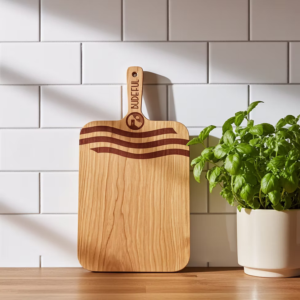 Budeful - Budeful Waves Cherry Wood Chopping Board