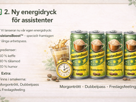 Ny energidryck för assistenter