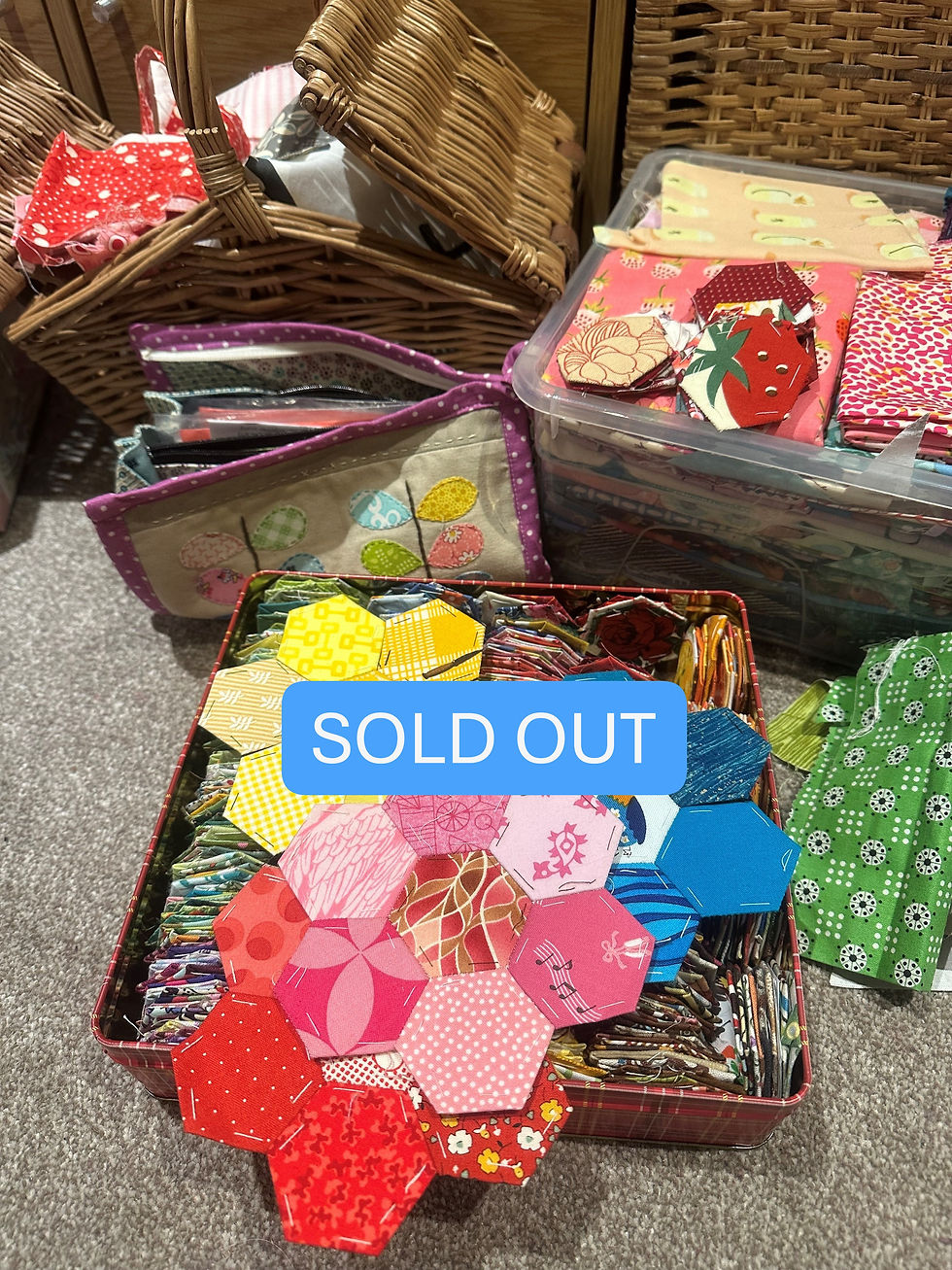 An Introduction to Hand Sewn Patchwork and Quilting Using Pre-Loved Fabrics