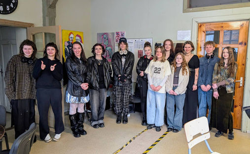 group photo after the digital fashion masterclass